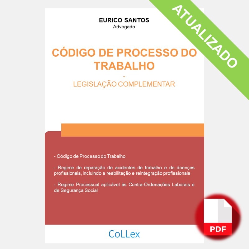 Código de Processo do Trabalho e Legislação Complementar
