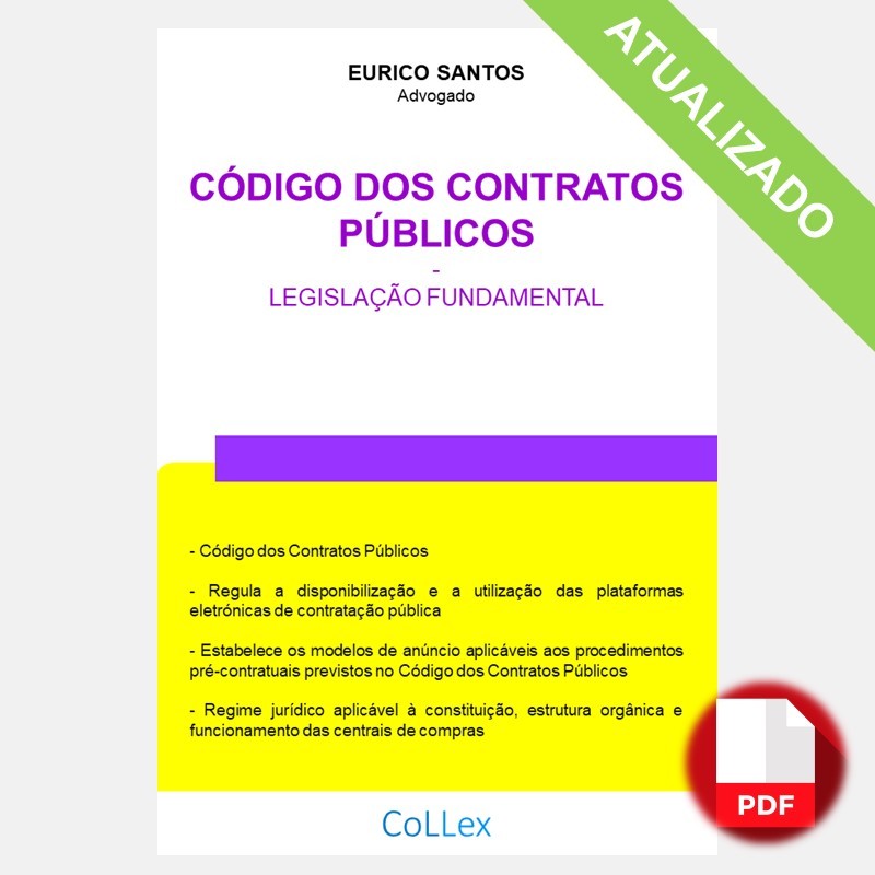 Código dos Contratos Públicos - Legislação Fundamental