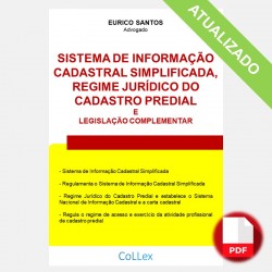 Sistema de Informação Cadastral Simplificada, Regime Jurídico do Cadastro Predial e Legislação Complementar