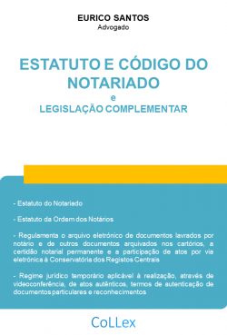 Estatuto e Código do Notariado e Legislação Complementar